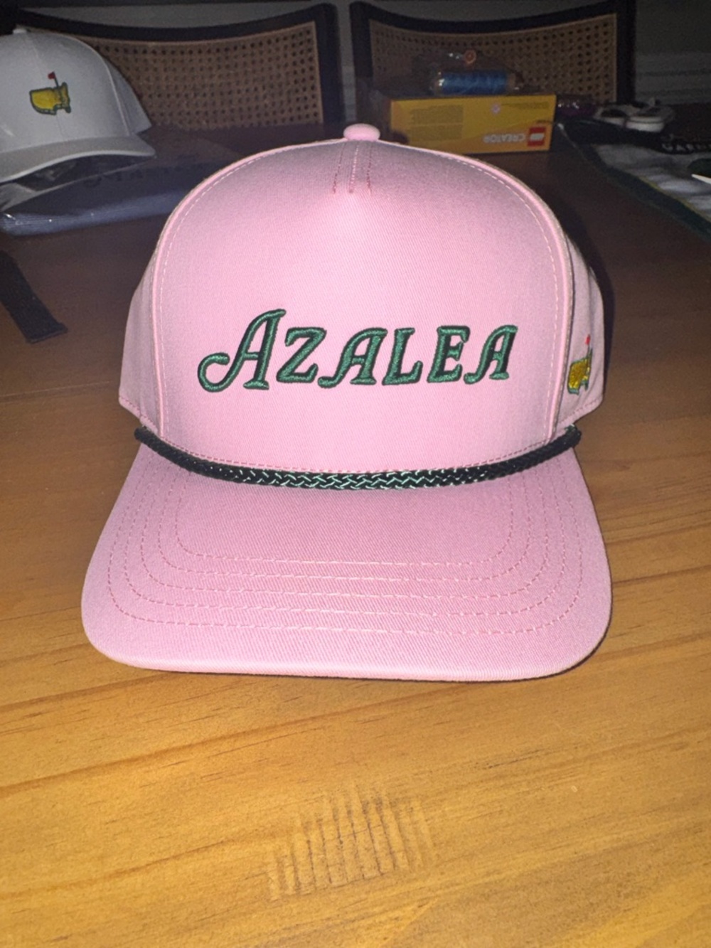Azalea Pink Rope Baseball Cap - Picture 2 of 4
